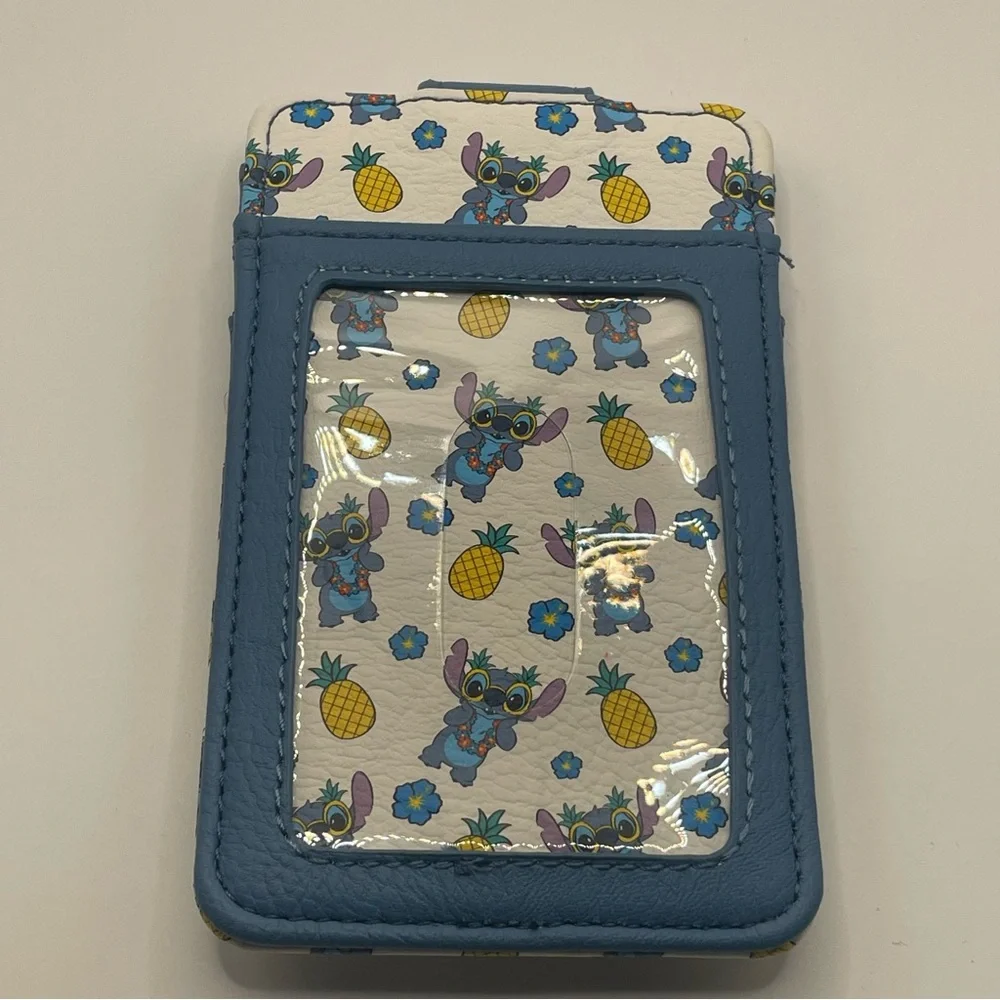 Disney Parks Stitch Pineapple Card ID Holder Imperfect